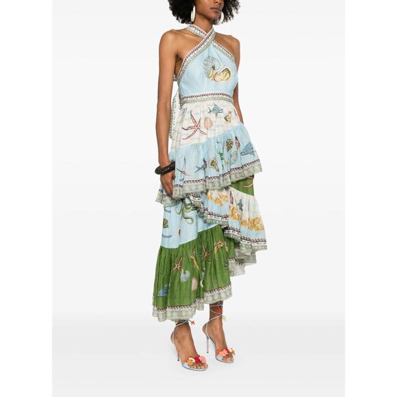 ALEMAIS Bath House midi dress US 2 - Picture 2 of 10